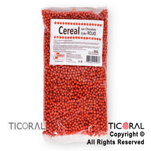 CEREAL CHOCOLATE COLOR ROJO X200GR ARGENFRUT